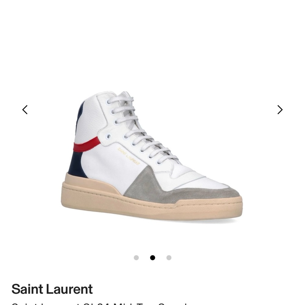 Saint Laurent SL-24 Lowtop Sneakers - Picture 3 of 7